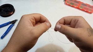 двойной поводок из лески