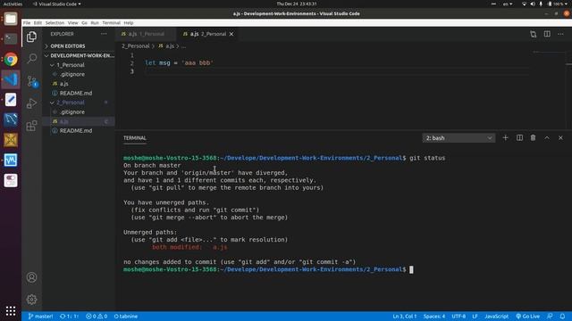 31 Git Fixing Merge Conflicts смотреть онлайн