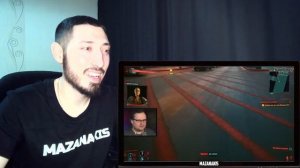 MAZANAKIS СМОТРИТ СМЕШНЫЕ МОМЕНТЫ С КУПЛИНОВЫМ ► Cyberpunk 2077 #1|Реакция на Куплинова|