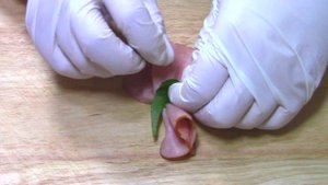 Как приготовить красивые бутерброды с бантиком на праздник за 10 минут из простых продуктов.