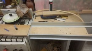 Сделал столешницу из керамогранита . Это просто . GOLA кухня без ручек . часть 3