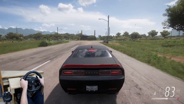 Dodge Challenger Demon - Forza Horizon 5 | Logitech G923 Gameplay