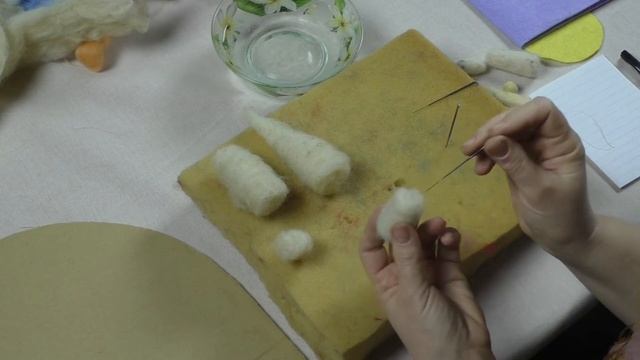 Мастер-класс «Вертеп в технике валяние шерсти» 1 часть
