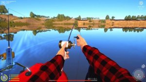 Лосось Каспийский на реке Ахтуба. Фарм 650 в час — Русская Рыбалка 4