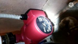 Циркуляционный насос. Пасторонний шум на 1 и 2 скорости.