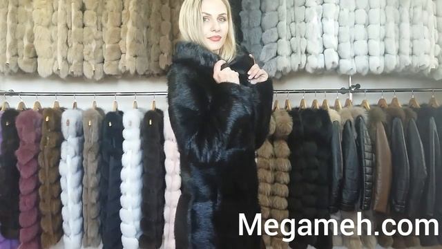 Шуба из нутрии с капюшоном (644) смотреть онлайн