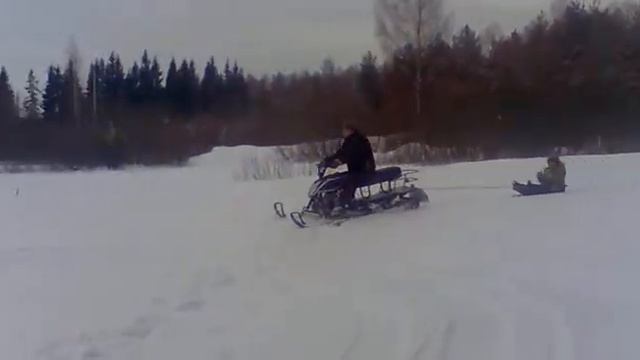 Снегоход Динго-т110. смотреть онлайн