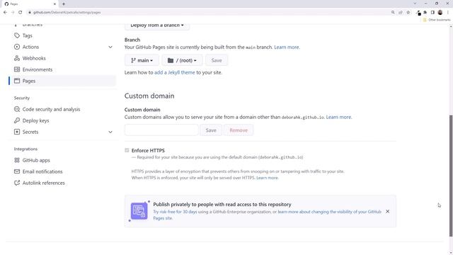 GitHub Pages (Clip 20): Gentle Introduction to GitHub for Beginners