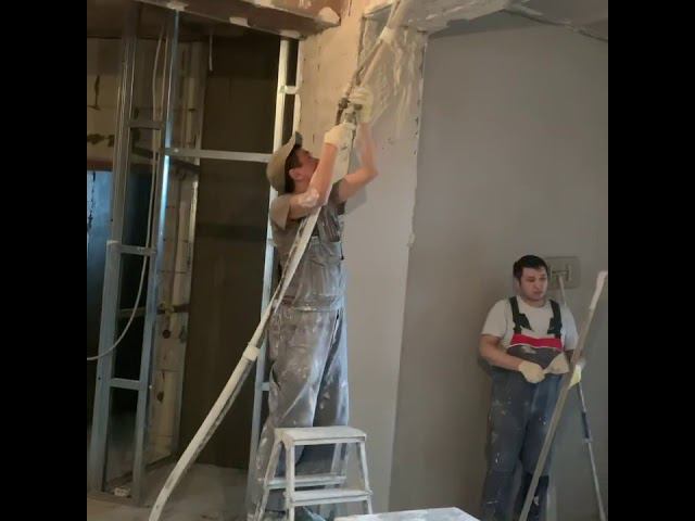 Штукатурные работы в загородном доме. смотреть онлайн