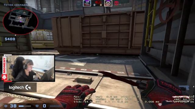 M0NESY СМЕЕТСЯ НАД ИГРОКАМИ 2Х2 НА ГЛОБАЛАХ (CS:GO)