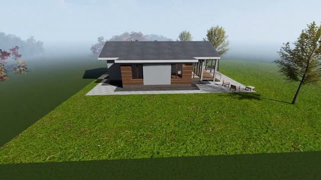 Проект коттеджа из газобетона для Андрея в г.Новосибирск смотреть онлайн