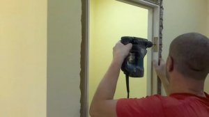 Крепление короба в дверной проем