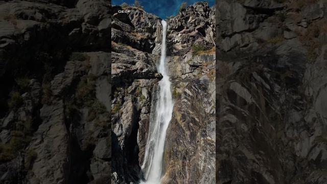 Georgia Svaneti Ushba Shdugra waterfall