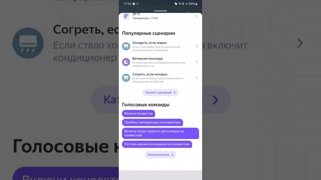 Управление 3-х скоростными конвектором c помощью Яндекс Алисы