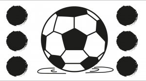 Как нарисовать МЯЧ / ФУТБОЛЬНЫЙ МЯЧ / Раскраска / How to draw a SOCCER BALL / Краски Раскраски