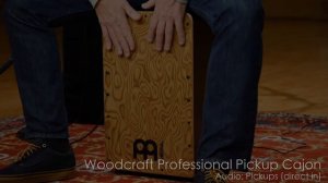 MEINL Percussion PWCP100MB Pickup Snare Cajon - Makah Burl