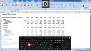 Financial Modeling Shortcuts in Excel - Dependent Cells in Windows