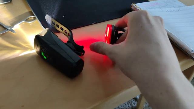 Обзор комплекта из 2 фонариков на велосипед смотреть онлайн