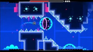 Geometry Dash ➨ 14 lvl ➨ Clubstep ➨ three coins.
