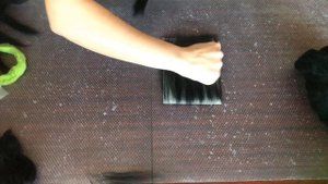 FELTING & ВАЛЯНИЕ: Азы в валянии. Урок 2. Перпендикулярная раскладка.