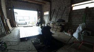 Как самому сделать подъемные ворота в гараж 2 часть.