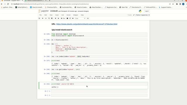 Elasticsearch  | Tutorial | Python