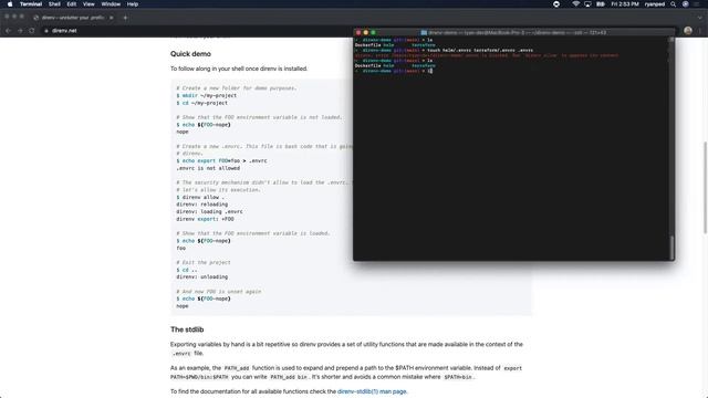 Direnv for envar management смотреть онлайн