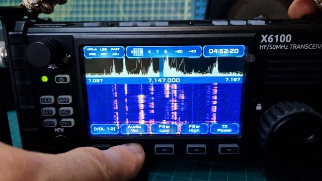 XIEGU X6100 R1CBU MOD - INSTALTION  & TEST