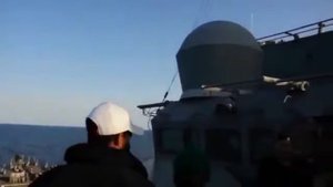 Пролёт российских Су-24 над эсминцем ВМС США «Дональдом Куком» Апрель 2016