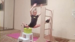 2ч тренировка по художественной гимнастике дома  #гимнастика #гимнастикадома #тренировка