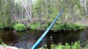 Ловля хариуса на севере пермского края.