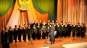 " Хор Русской песни " "Над рекою краснотал"