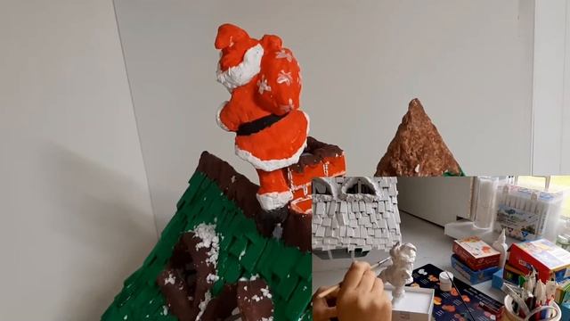 НОВОГОДНЯЯ ПОДЕЛКА #своимируками #зима #новыйгод смотреть онлайн