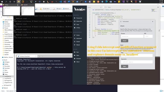 Hooking Win32 API using Frida (Fake DNS Resolve) смотреть онлайн