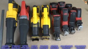 Сабельные пилы Milwaukee и Dewalt ч.1 обзор