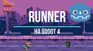 Игра в стиле Runner на движке Godot 4. Эффект параллакса. Parallax Layer.