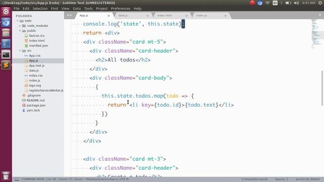 react js bangla - creating a todo app using react js and Ecma Script 6 смотреть онлайн