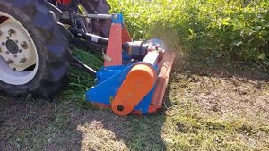 Kubota GL-261 и мульчер старк 135