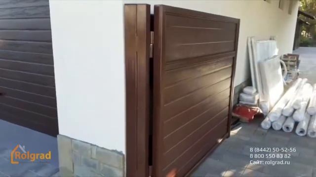 Распашные ворота с электроприводом