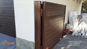 Распашные ворота с электроприводом