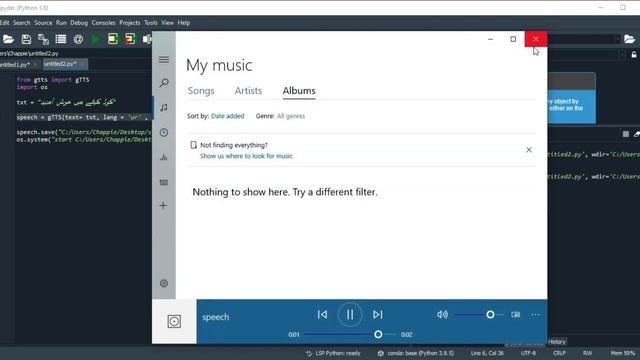 Convert text to speech in python - gTTS - pyttsx3 смотреть онлайн