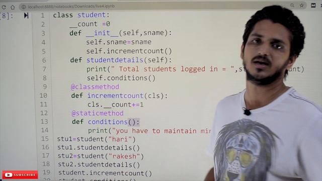 Class and Static Method in Python || Lesson 46.1 || Python || Learning Monkey ||