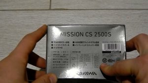 daiwa mission cs2500 распаоквка катушки