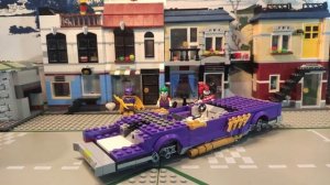 Сборка набора машина Джокера из The Lego Batman Movie. JokerMOBILE. 2017года выпуска.