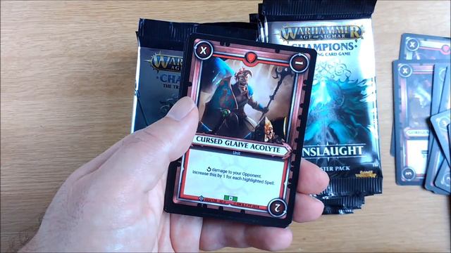 Opening our second ever Onslaught Booster for Warhammer Age of Sigmar Champions TCG смотреть онлайн