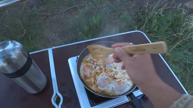 Не повторять!!! Завтрак перед очень ранней рыбалкой