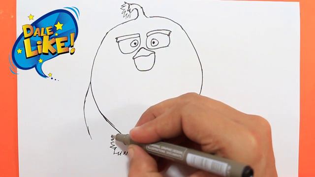 How to Draw Bomb (Angry Birds movie) / Como dibujar a Bomb / Easy art смотреть онлайн
