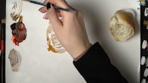 КАК нарисовать МЯГКУЮ БУЛОЧКУ? Художник Надежда Ильина