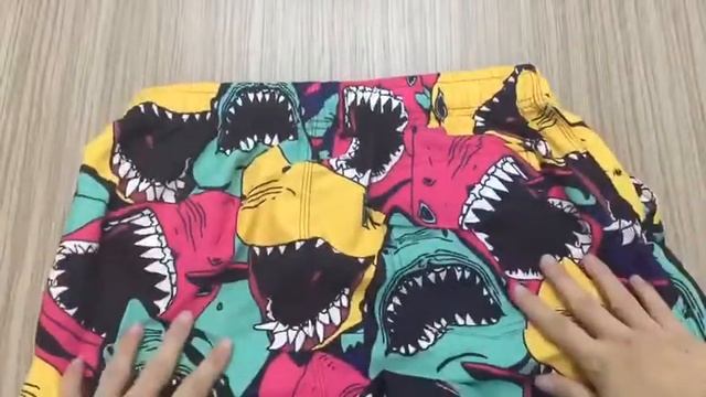 Mr.1991IN Summer Vacation Sets Men-s Shark Printed Tropical style Beach Hawaiian suit Short Shirts смотреть онлайн