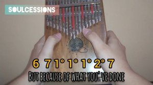 WHO AM I by Casting Crowns | Kalimba Tutorial | Numerical Tabs and Lyrics